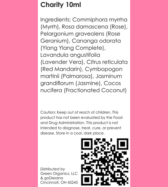 Charity Back Label