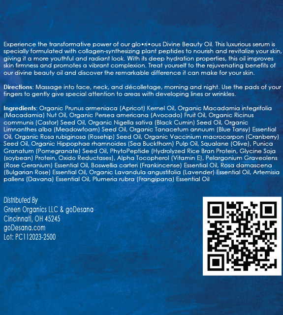 Glorious Back Label
