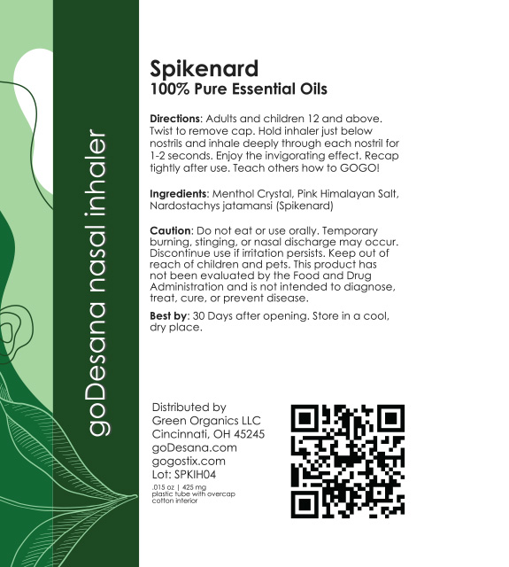 Spikenard Back Label