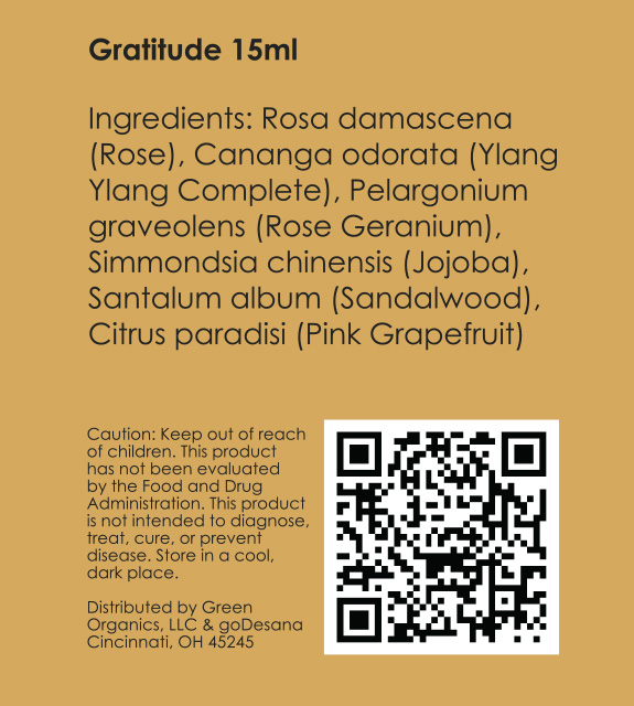 Gratitude Back Label