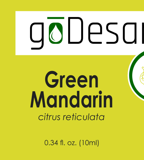 Green Mandarin Front Label