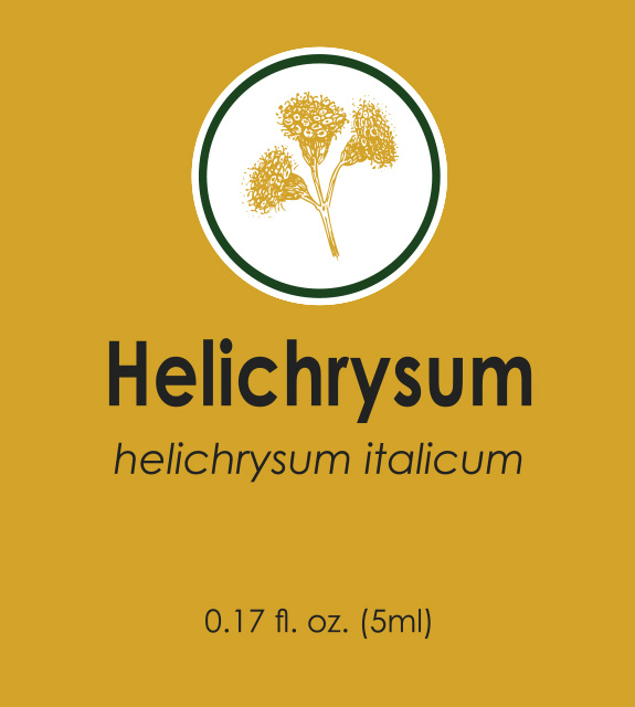 Helichrysum Front Label