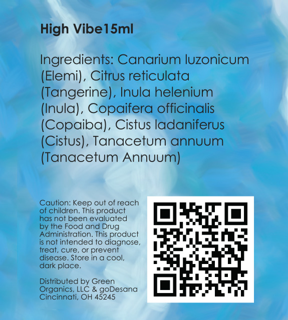 High Vibe Back Label