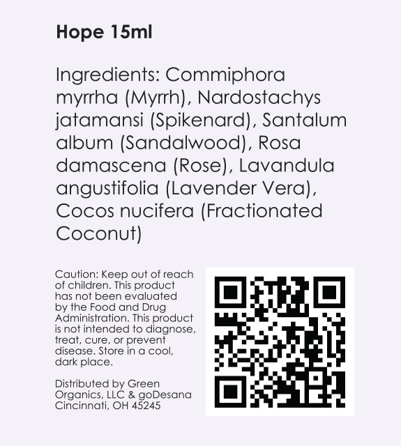 Hope Back Label