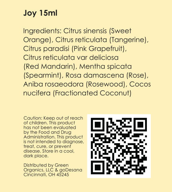 Joy Back Label