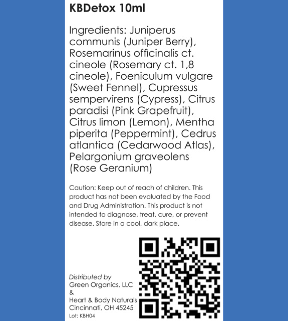 KBDetox Back Label