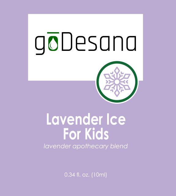 Lavender Ice For Kids Front Label