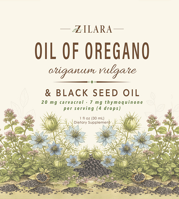 Oil of Oregano Front Label