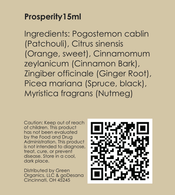 Prosperity Back Label