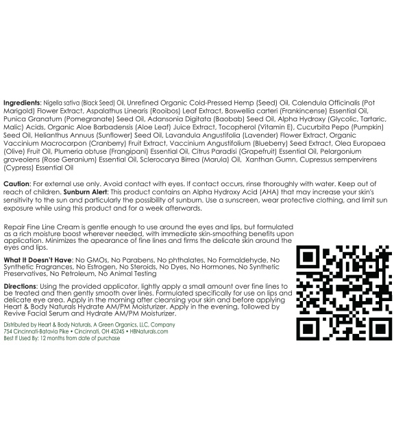 Repair Back Label
