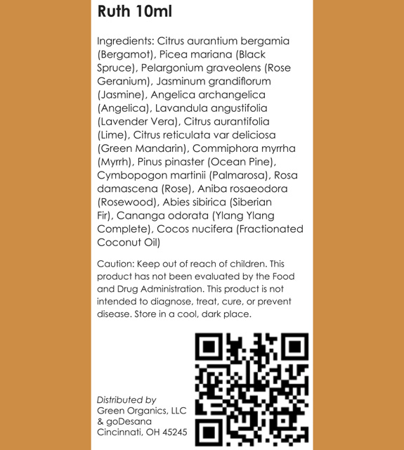 Ruth Back Label