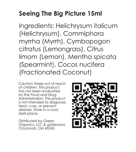 Seeing The Big Picture Back Label