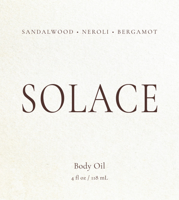 Solace Front Label