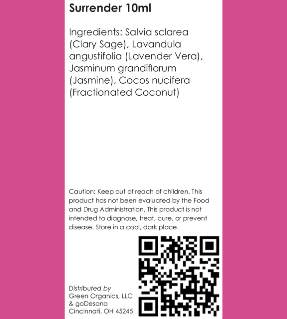 Surrender Back Label