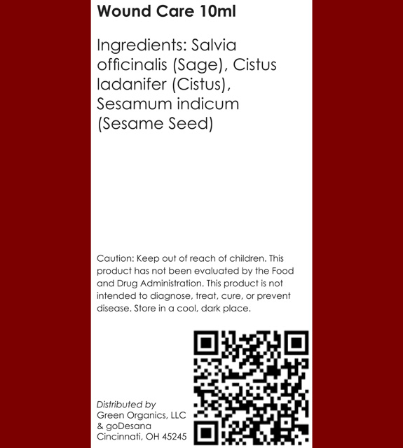 Wound Care Back Label